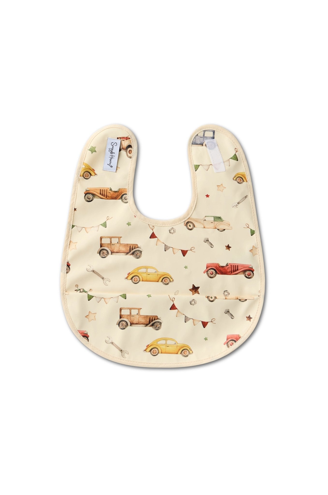 Vintage Cars Snuggle Bib - BabyBoo Prints