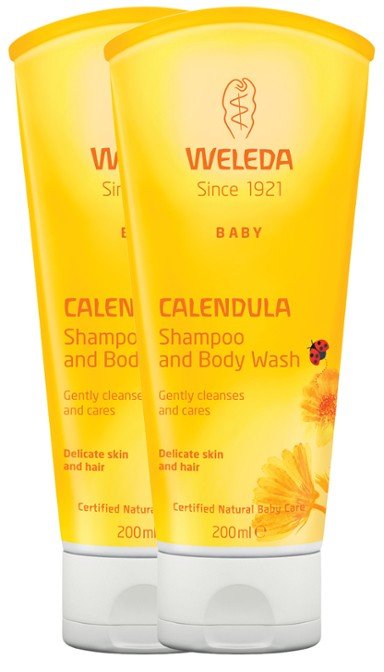 Weleda Baby Shampoo and Body Wash Calendula 200ml - BabyBoo Prints