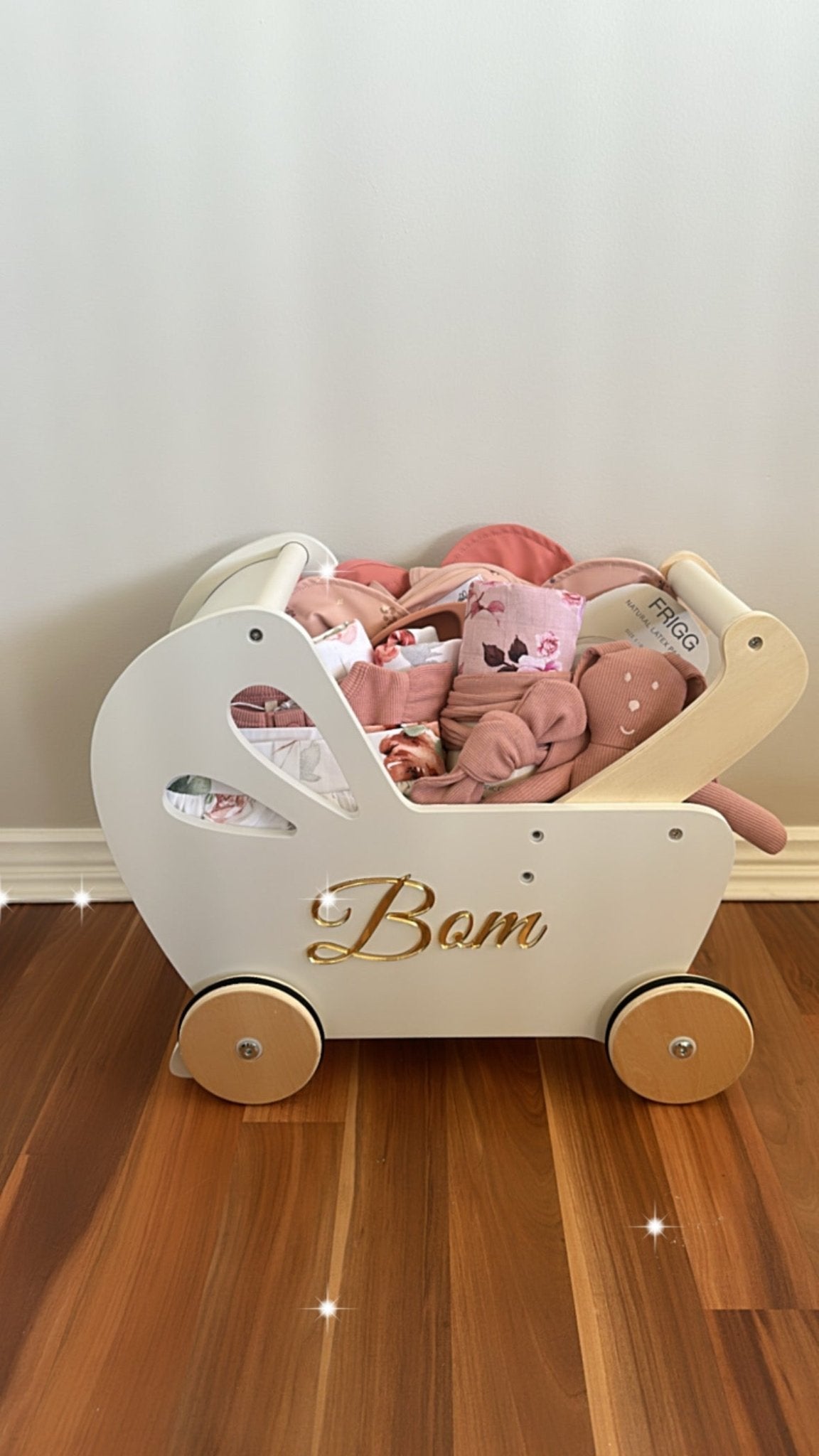 Personalised doll pram best sale