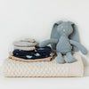 Zen Blue - Snuggle Bunny Baby Comforter - BabyBoo Prints