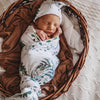 Enchanted Baby Jersey Wrap & Beanie Set - BabyBoo Prints
