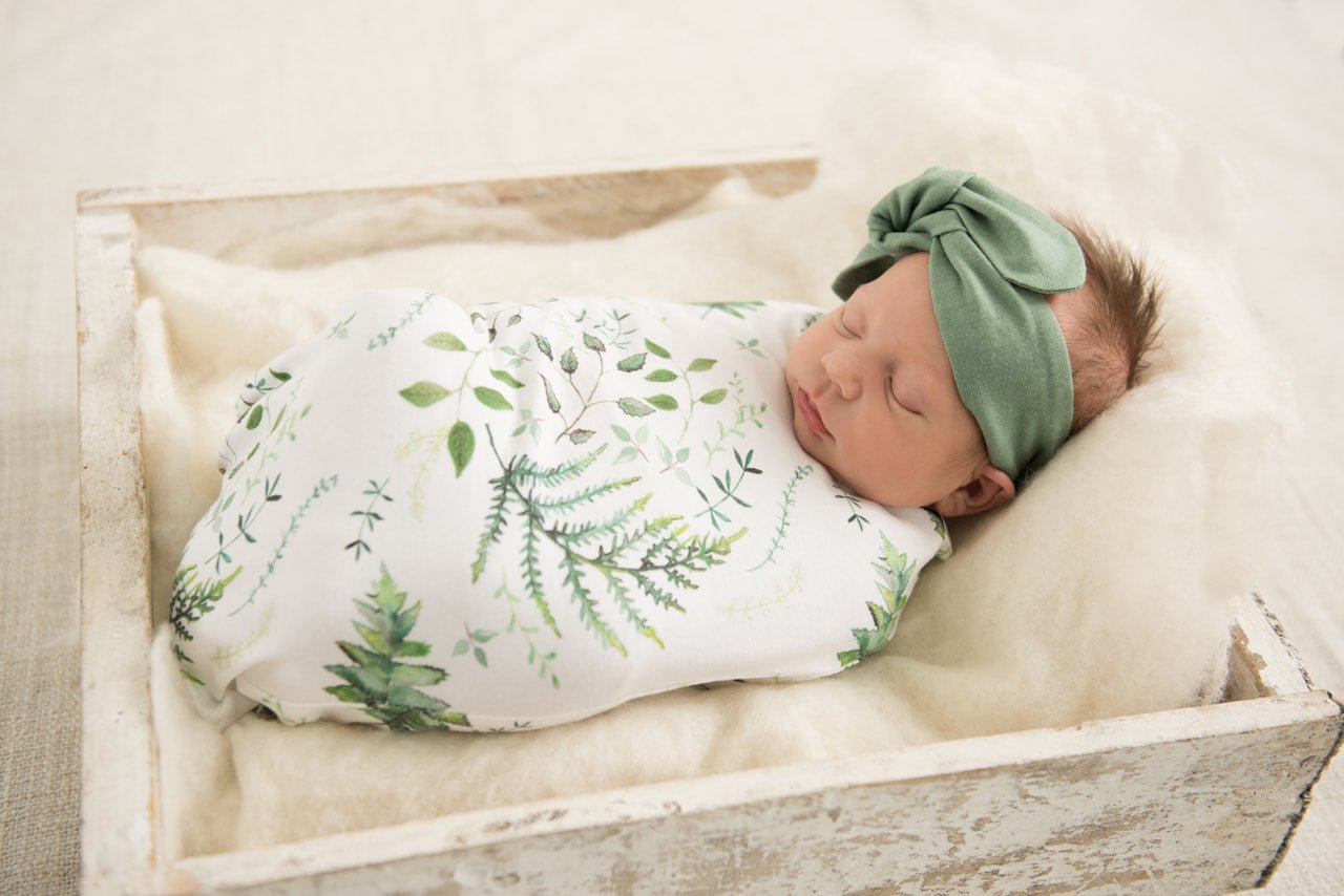 Enchanted Baby Jersey Wrap & Beanie Set - BabyBoo Prints