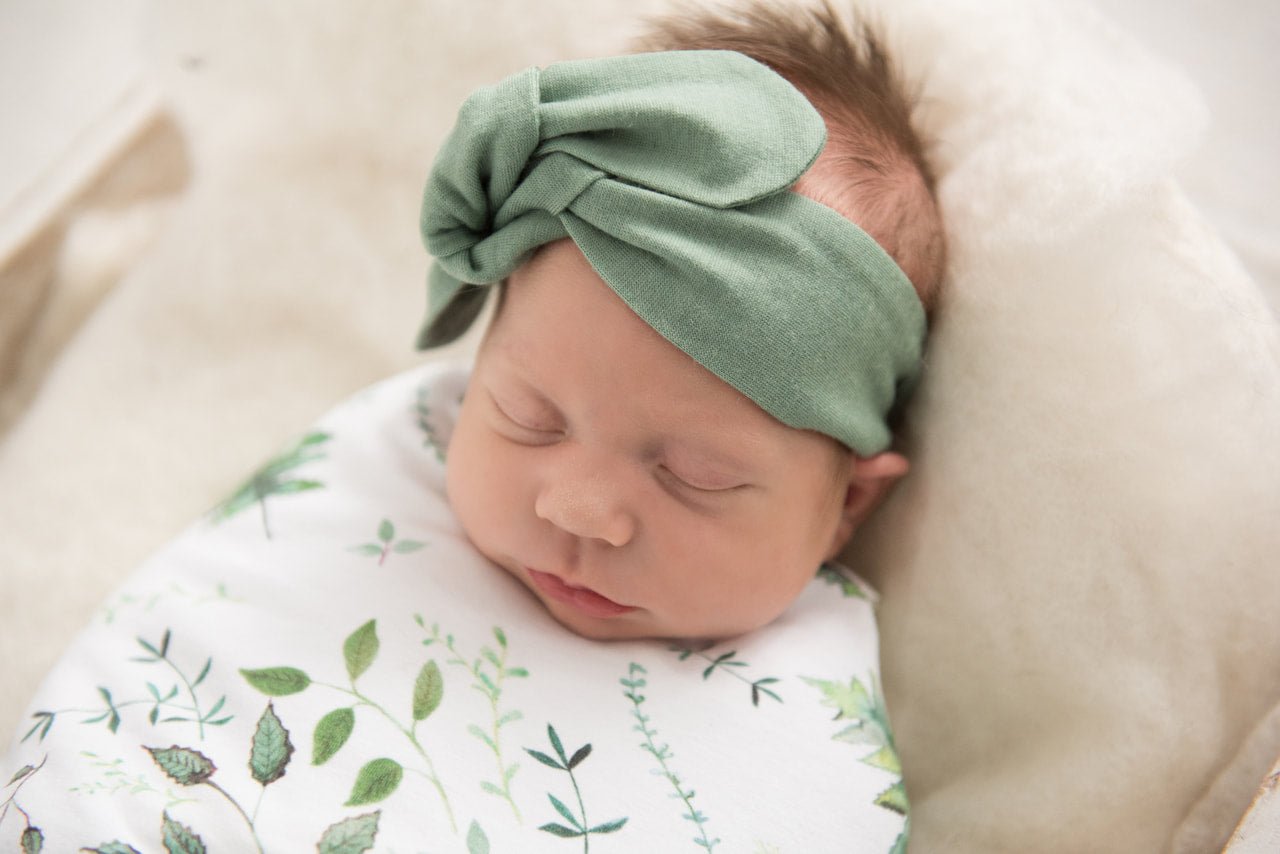 Enchanted Baby Jersey Wrap & Beanie Set - BabyBoo Prints